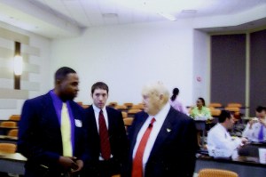 Kelvin Middleton and Truett Cathy - All Pro Dad Luncheon, Atlanta, GA